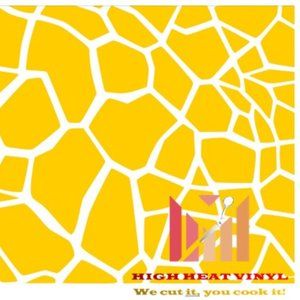 High Heat Duracoat Vinyl Stencil 10" x 12" - Turtle Shell styling